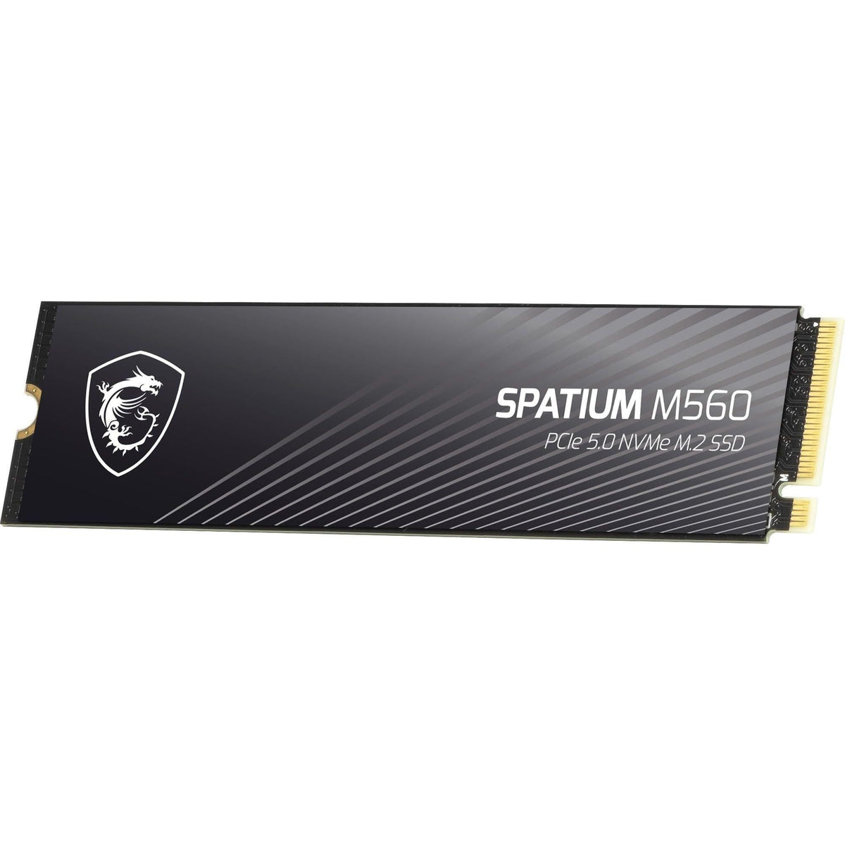 MSI SPATIUM M560 PCIe 5.0 NVMe M.2 1TB Portable SSD, 1TB External Solid State Drive, Speeds Up to 10200MB/s, USB-C, Reliable Storage for Gaming, Students, Professionals, Black