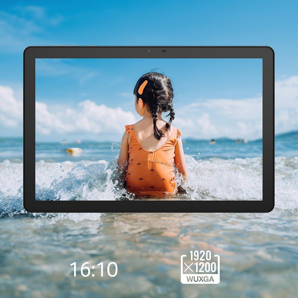 Acer Iconia V10-21-82CD Tablet | 10.1" 1920 x 1200 IPS 16:10 Touch Display | MediaTek Helio G80 Octa-Core CPU | 4GB RAM | 128GB eMMC | WiFi-5 | 5MP & Rear 8MP Webcam | Bumper Case | Android 14