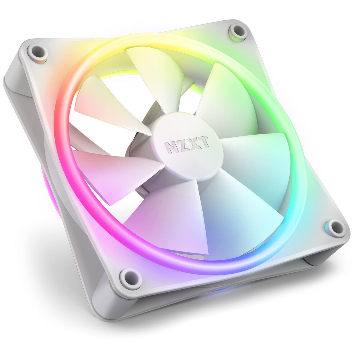 F120RGB Duo - 120mm Dual-sided RGB Fan - Triple Pack (White) w/RGB Controller