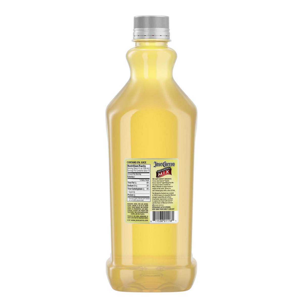 Jose Cuervo Classic Lime Light Margarita Mix, 59.2 fl oz