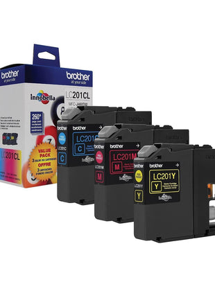 Brother LC2013PKS C/M/Y - (Pack of 3) Ink, Multi, LC2013PKS C/M/Y