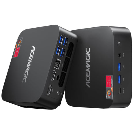 ACEMAGICIAN Kron Mini K1 Mini PC, Ryzen 7 7735HS, 24GB LPDDR5 512GB SSD Mini Computers(up to 4.75Ghz), Micro Desktop 4K Triple Display Bluetooth/WiFi6/Office(Upgraded 7730U/7430U/5800H)
