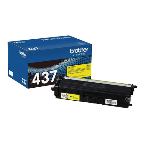 Brother TN437Y Ultra High Yield Yellow Toner Cartridge