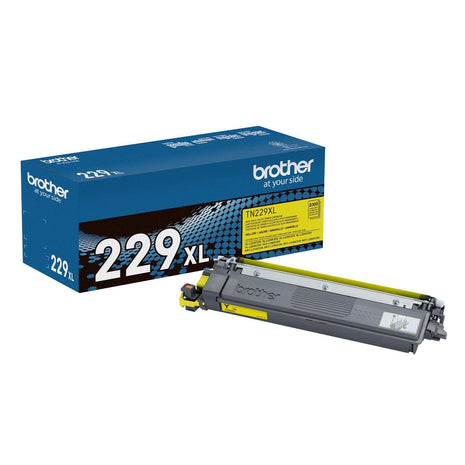 Brother Genuine TN229XLY Yellow High Yield Printer Toner Cartridge - Print up to 2,300 Pages(1) | Prints up to 2,300 pages