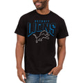 Junk Food Clothing x NFL - Detroit Lions - Bold Logo - Unisex Adult Short Sleeve Fan T-Shirt for Men and Women - Size X-Large