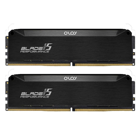OLOy DDR5 RAM 96GB (2x48GB) Black Hairline Blade 6400 MHz CL32 1.35V Gaming UDIMM (MD5U4864320BRLDA)