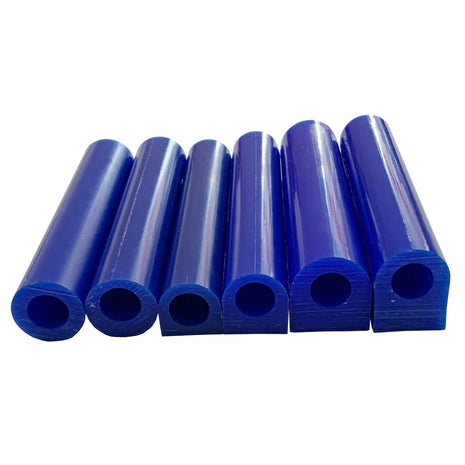 6PCS Blue Ring Wax Tube Carving Wax Mold Hole Round Molding Wax Tool Jewelry Ring Casting Mold Kit Ring Wax Making Kit