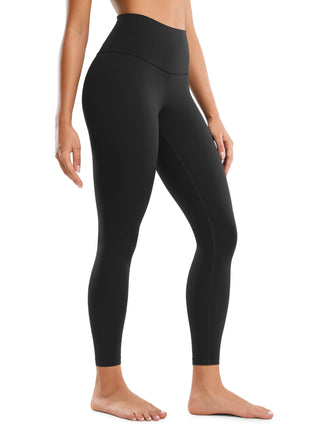 CRZ YOGA Butterluxe High Waisted Lounge Legging 25 inch - Buttery Soft Workout Yoga Pants for Women Black Medium