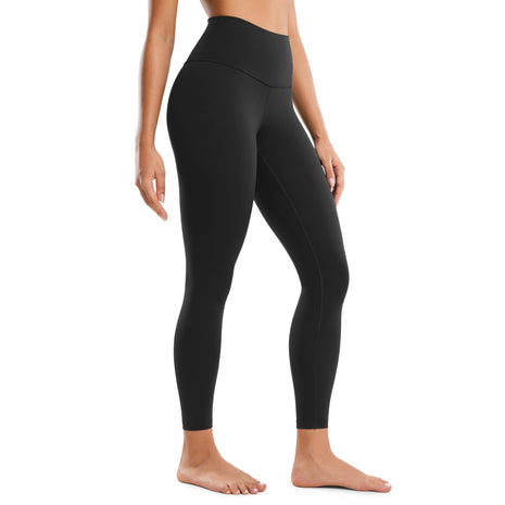CRZ YOGA Butterluxe High Waisted Lounge Legging 25 inch - Buttery Soft Workout Yoga Pants for Women Black Medium