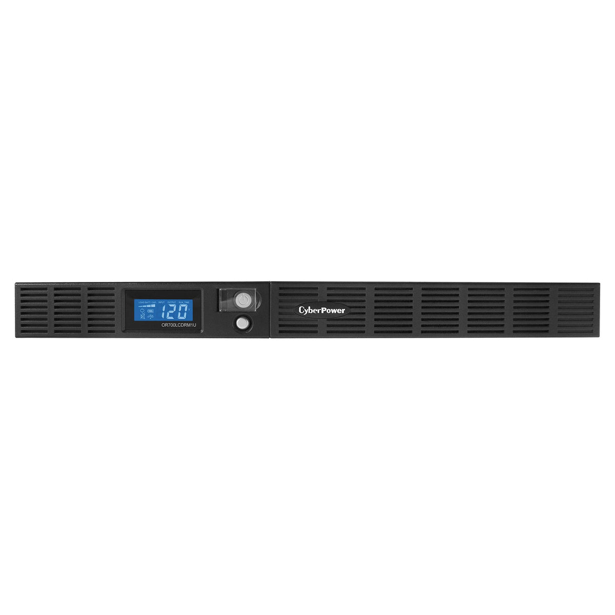 CyberPower OR700LCDRM1U Smart App LCD UPS Battery Backup and Surge Protector, 700VA/400W, 6 Outlets, AVR, 1U Rackmount, UL Certified