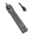 Amazon Basics Surge Protector Power Strip, 6-Outlet, 790 Joules, LED Indicator, 6ft Extension Cord, Black