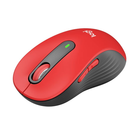 Logitech Wireless Mouse Signature M650 L Full Size - Large Hands, 2-Year Battery, Silent Clicks, Customizable Buttons, Bluetooth, PC/Mac/Chromebook - Classic Red, Right-Handed, Large