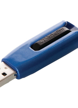 Verbatim 128 GB Store 'n' Go V3 MAX USB 3.0 Flash Drive, Blue/Black 49808 [parallel import goods]