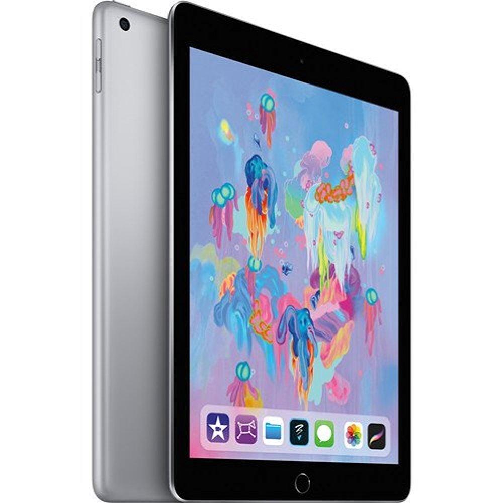 Apple iPad (2018 Model) with Wi-Fi only 32GB Apple 9.7in iPad - Space Gray (Renewed)