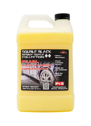 P&S Professional Detail Products Pearl Auto Shampoo – High-Foaming, pH-Balanced Car Wash Soap, Biodegradable, Safe for All Finishes, Lemon Scent, Foam Cannon & Bucket Wash - 1 Gallon
