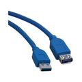 Tripp Lite USB 3.0 superspeed Extension Cable, 6 ft, Blue