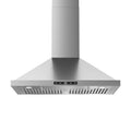 VIKIO HOME Wall Mount Range Hood 30 inch, 580 CFM, Ducted/Ductless Convertible, Stainless Steel Kitchen Vent Hood with 3-Speed Fan and LED Lights