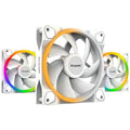 be quiet! Light Wings White 120mm PWM Triple Pack Premium ARGB Low Noise Cooling Fan | 4-Pin | BL100