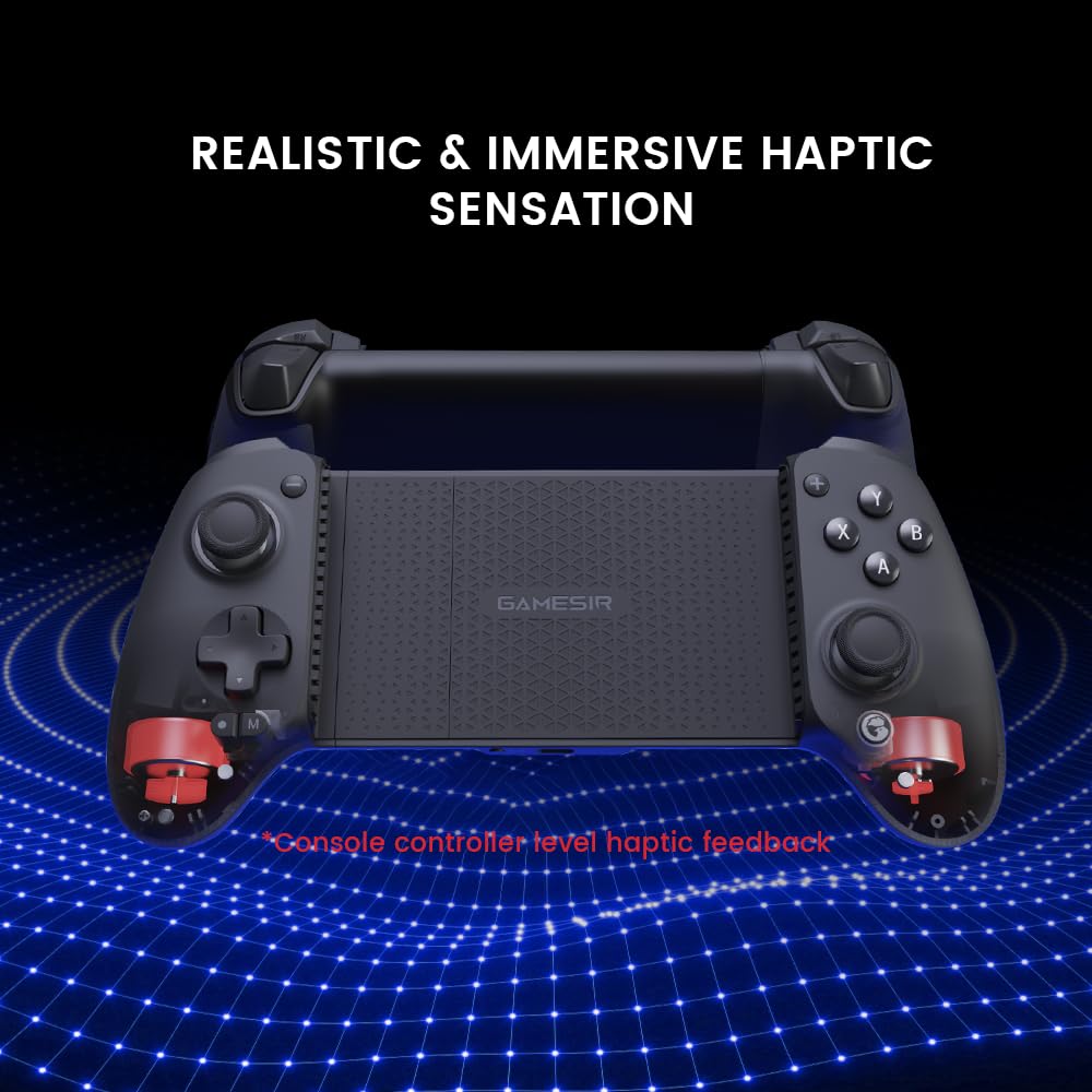 GameSir G8 Plus Bluetooth Mobile Game Controller for Switch & iOS & Android & Tablets, Wireless Gamepad with Hall Effect Joysticks/Hall Trigger, Play Minecraft, Genshin Impact, Call of Duty Mobile