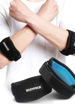 Bodyprox Elbow Brace 2 Pack for Tennis & Golfer's Elbow Pain Relief