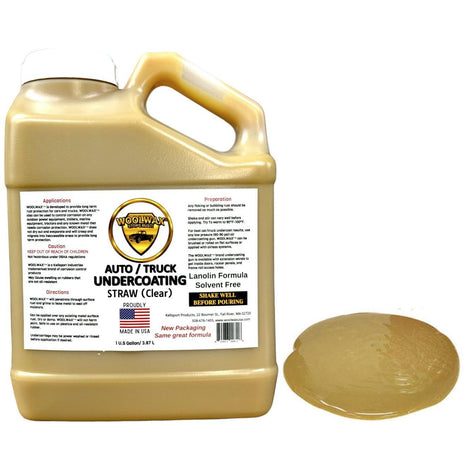 Woolwax Lanolin Auto Truck Undercoating - Solvent Free - 2+ Year Corrosion Protection.1-Gallon Jug. New Package. Same trusted formula. U.S.A. Made Color: STRAW
