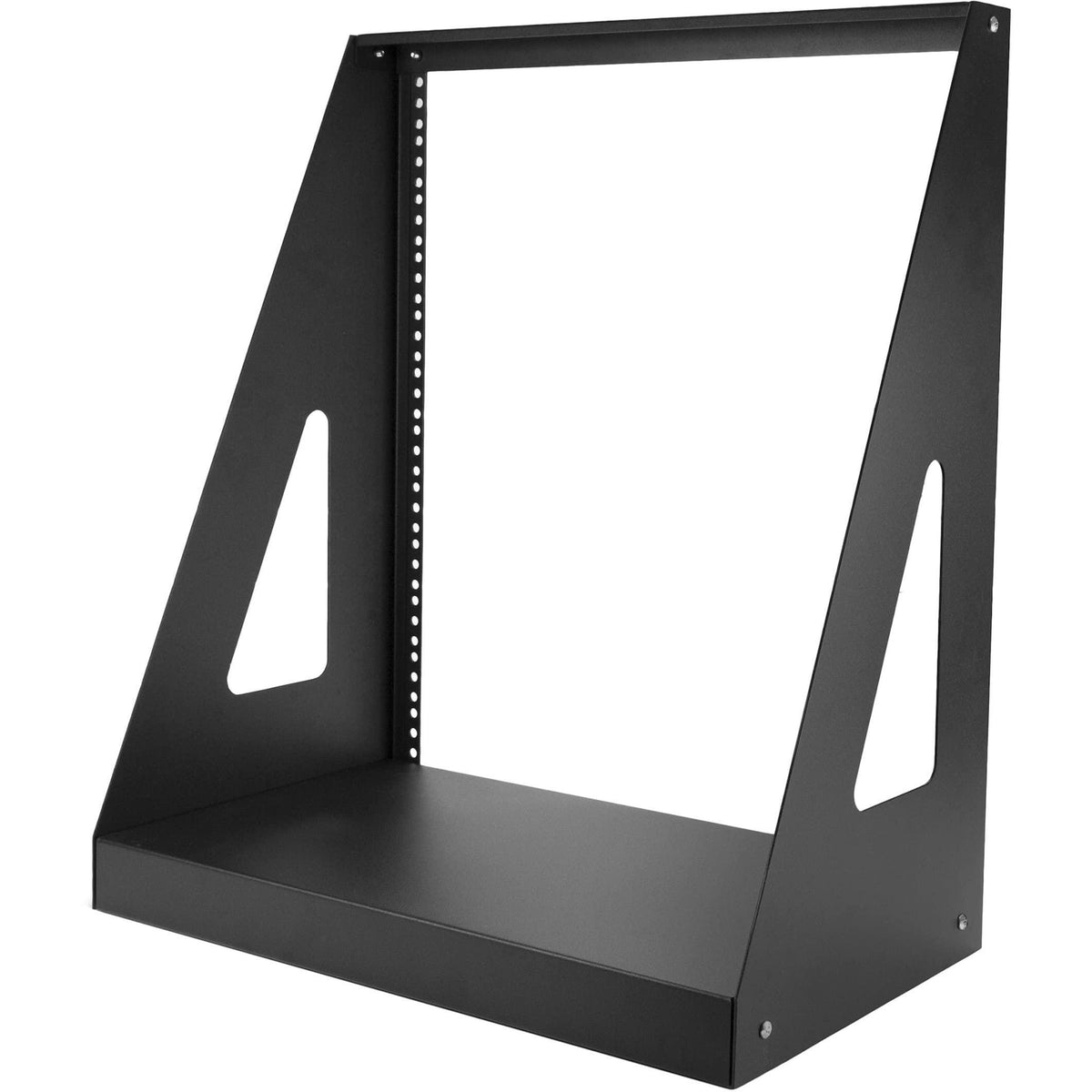 StarTech.com 2-Post 12U Heavy-Duty Desktop Server Rack, Small Open Frame 19in Computer Rack, Compact Network Rack for AV / Studio / Data / IT Equipment, Two-Post Home/Office Rack, TAA (2POSTRACK12)