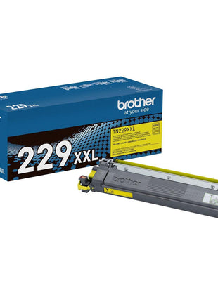 Brother Genuine TN229XXLY Yellow Super High Yield Printer Toner Cartridge - Print up to 4,000 Pages (1), Compatible with HL-L3295CDW, HL-L8245CDW, MFC-L3780CDW, and MFC-L8395CDW Printers