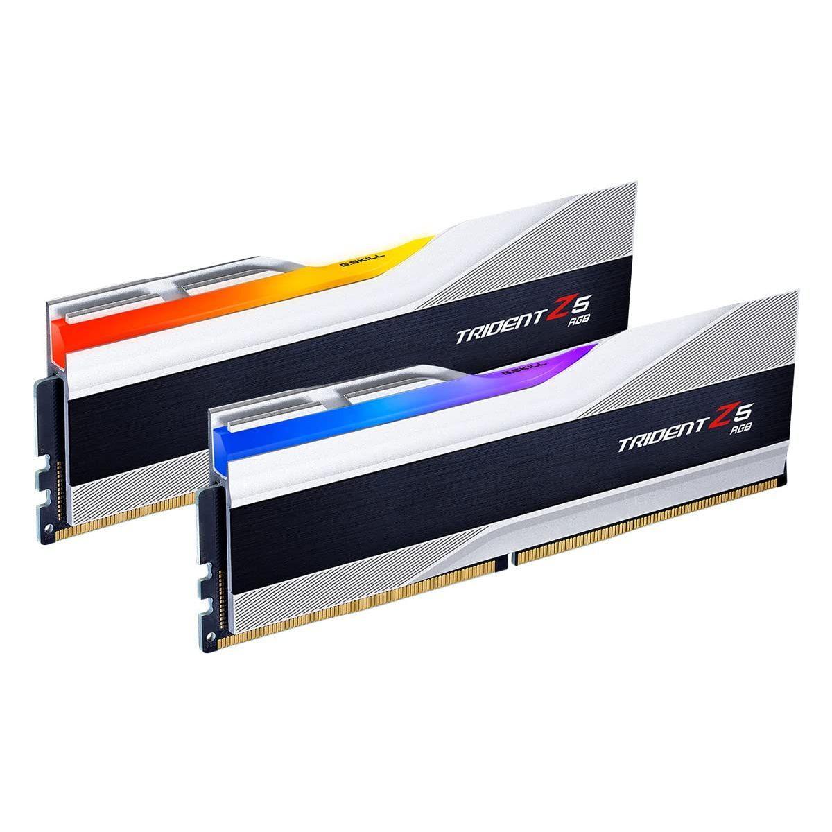 32GB G.Skill DDR5 Trident Z5 RGB 8000MHz CL38 1.45V Dual Channel Kit 2X 16GB Silver