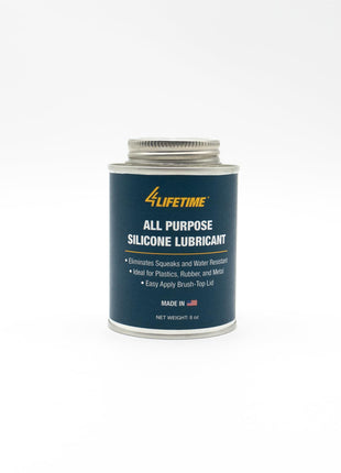 4LifetimeLines 8oz Brush Top Can Silicone Grease for Automotive Use, Lubricant for Seals, O-Rings, and Gaskets, High-Performance