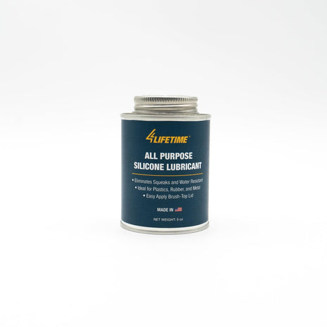 4LifetimeLines 8oz Brush Top Can Silicone Grease for Automotive Use, Lubricant for Seals, O-Rings, and Gaskets, High-Performance