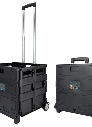 Olympia Tools 85-010 Grand Pack-N-Roll Portable Tools Carrier with Telescopic Handle, 80 Lb. Load Capacity, Black 2025 New Version