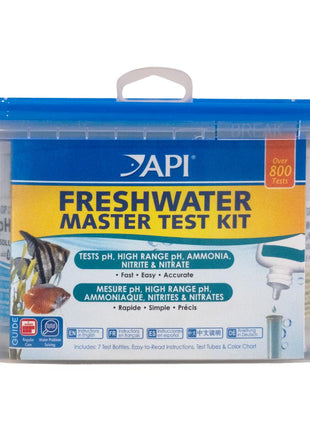 API FRESHWATER MASTER TEST KIT 800-Test Freshwater Aquarium Water Master Test Kit, White, Single, Multi-colored