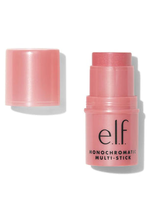 e.l.f. Monochromatic Multi Stick, Travel-Sized Luxuriously Creamy & Blendable Color, For Eyes, Lips & Cheeks, Vegan & Cruelty-Free, Dazzling Peony, 0.17 Oz