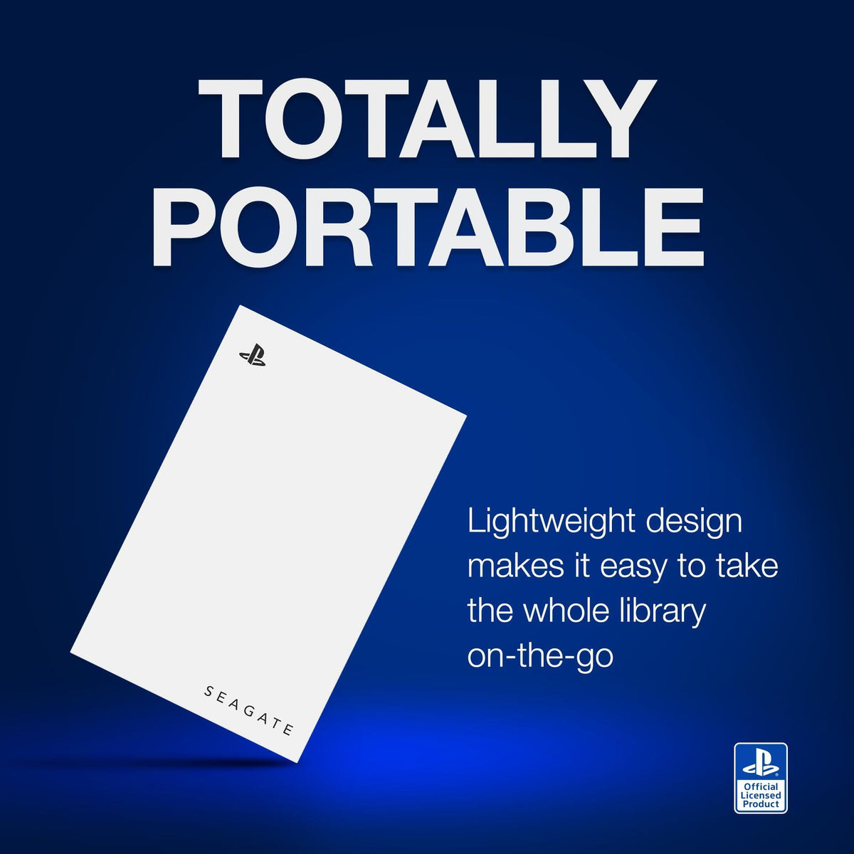 Seagate Game Drive for PlayStation® Consoles 2 TB External Hard Drive - USB 3.2 Gen 1, Officially-Licensed (STLV2000101)