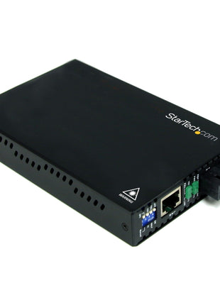 StarTech.com 10/100 Mbps Multi Mode Fiber Media Converter SC - Up to 1.2 miles/2km, TAA (ET90110SC2)