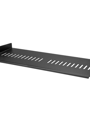 StarTech.com 1U Server Rack Shelf - Universal Vented Rack Mount Cantilever Tray for 19 inch Network Equipment Rack & Cabinet - Heavy Duty Steel - Weight Capacity 44lb/20kg - 7 inch Deep Shelf (CABSHELF1U7V)