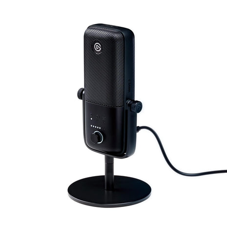 Elgato Wave:3 USB Condenser Microphone for Streaming | Cardioid capsule, 24-bit/96kHz audio, Anti-distortion Clipguard, Free mixer software, Plug and play, For Mac and PC