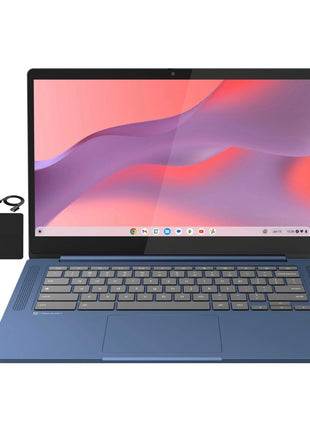 Lenovo Flagship Chromebook, 14'' FHD Touchscreen Slim Thin Light Laptop Computer, 8-Core MediaTek Kompanio 520 Processor, 4GB RAM, 64GB eMMC, WiFi 6,Chrome OS, Abyss Blue