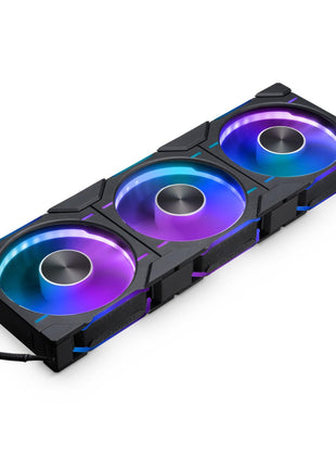 Phanteks D30 120mm Reverse Airflow ARGB PWM PC Fan, 3-Pack, Black
