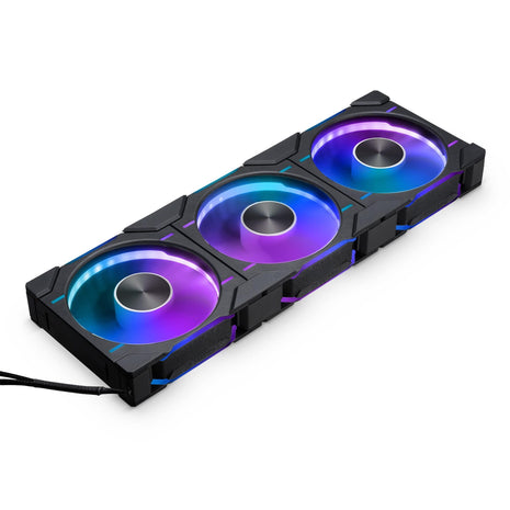 Phanteks D30 120mm Reverse Airflow ARGB PWM PC Fan, 3-Pack, Black