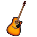 Fender FA-25CE Dreadnought Acoustic Electric Guitar, Beginner Guitar, with 2-Year Warranty, Includes Built-in Tuner and On-Board Volume and Tone Controls, Comes with Free Lessons, Sunburst
