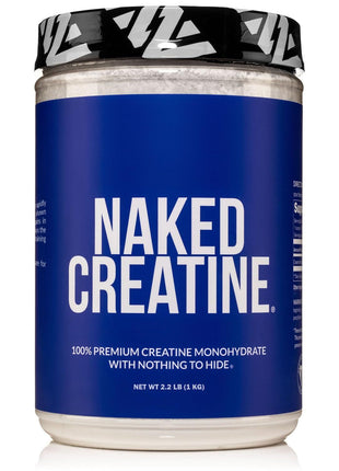 NAKED Pure Micronized Creatine Monohydrate – 200 Servings, 1,000g Bulk – NSF Certified, Vegan, Non-GMO, Gluten & Soy Free - Muscle Building, Strength Training, Gym & Fitness Supplement