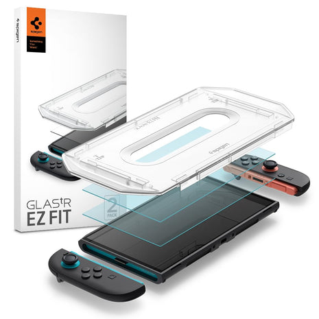 Spigen Screen Protector Tempered Glass [GlasTR EZ FIT] designed for Nintendo Switch 2 (2025) - 2 Pack
