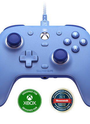 GameSir G7 SE Wired Controller for Xbox Series X|S, Xbox One & Windows 10/11, Plug and Play Gaming Gamepad with Hall Effect Joysticks/Hall Trigger, 3.5mm Audio Jack (Blue)