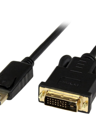 StarTech.com 3 foot DisplayPort to DVI Active Adapter Converter Cable - 3 ft (0.9m) Active DP to DVI M/M Cable for PC - 1920x1200 - Black