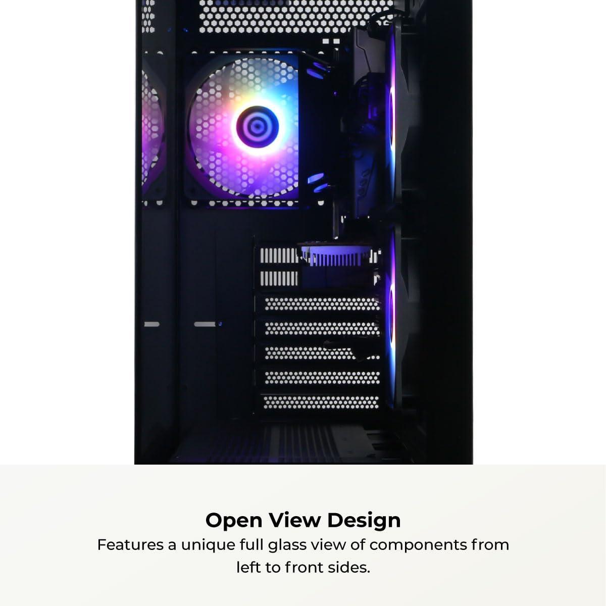 CyberPowerPC Gamer Master Gaming PC, AMD Ryzen 5 5500 3.6GHz, Radeon RX 6400 4GB, 16GB DDR4, 500GB PCIe Gen4 SSD, WiFi Ready & Windows 11 Home (GMA3100A)