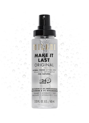 Milani Setting Spray + Primer, Make It Last Original Natural Finish | 3-In-1 Prime + Hydrate + Set. Up To 24 Hour Wear. Nourishing And Long-Wearing With A Natural Finish. Cruelty-Free