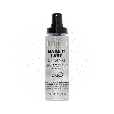 Milani Setting Spray + Primer, Make It Last Original Natural Finish | 3-In-1 Prime + Hydrate + Set. Up To 24 Hour Wear. Nourishing And Long-Wearing With A Natural Finish. Cruelty-Free