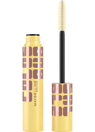 Maybelline The Colossal Bubble Washable Mascara, Buildable Mascara Volume and Length Formula for Bold, Separated Lashes, Blackest Black, 1 Count