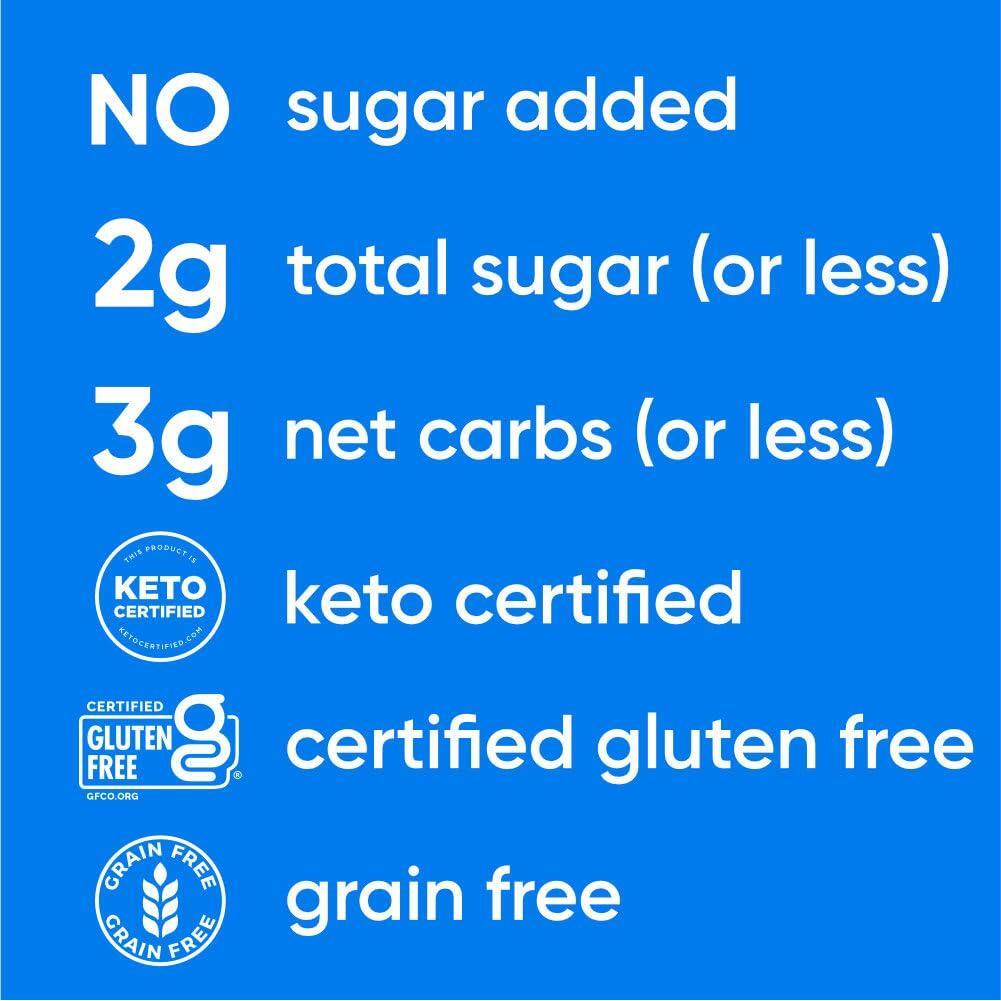 NuTrail Nut Granola Cereal, Variety Pack, No Sugar Added, Keto, Low Carb, Gluten Free, Grain Free, Healthy Breakfast 8 oz. 3 Count